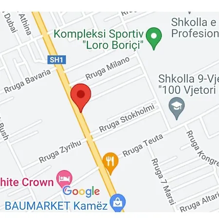 Modern Overlooking The Of Tirana *