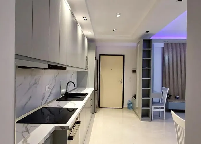 Modern Overlooking The Of Tirana